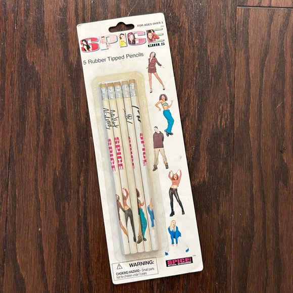 Vintage 1990's Spice Girls Pencil Set | Never Opened | Millennial Gift Idea - Picture 2 of 5